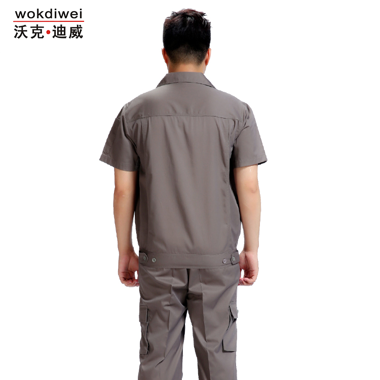 透氣網夏季短袖工作服批發1621-28
