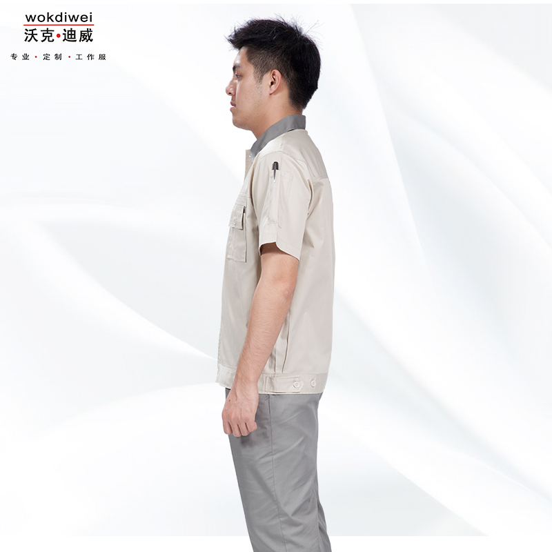 上海夏季短袖工作服批發廠家1317-8