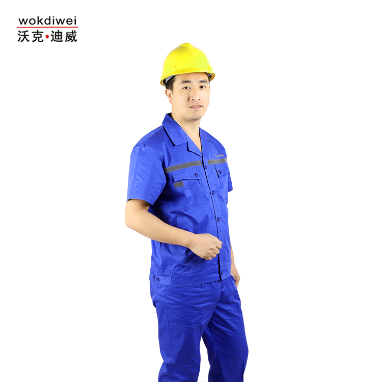 地鐵施工項目管理人員夏季短袖工作服批發53116